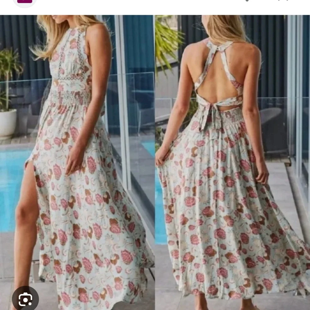 Jaase brand maxi dress, likely in a bohemian floral print such as the 'Alohi' pr - Picture 3 of 11